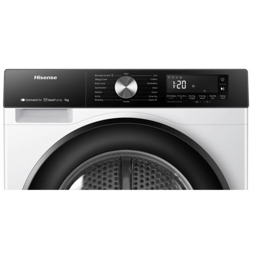 Сушильная машина HISENSE DH3S702UWDE белый — дополнительный ракурс